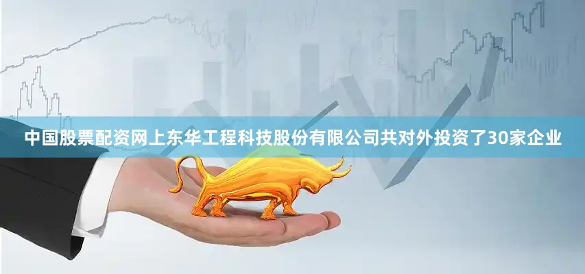 中国股票配资网上东华工程科技股份有限公司共对外投资了30家企业